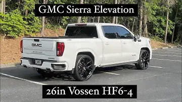 2021 GMC Sierra Elevation | With 26” Vossen HF6-4 Wheels