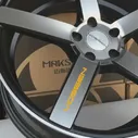 4 шт. Наклейка со спицами колеса Vossen для стайлинга автомобилей, виниловая наклейка, украшение