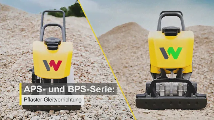 Unsere beiden neuen Vibrationsplatten-Reihen - APS und BPS: Praktisches Zubehör erhältlich