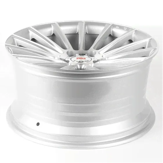 ЛИТЫЕ ДИСКИ 81499 VOSSEN BZ01-SM171 18 J9 ET38 5X112 66,6 СЕРЕБРО + ПОЛИРОВАННЫЕ СПИЦЫ-1