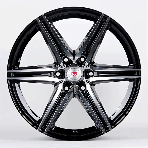 ЛИТЫЕ ДИСКИ 80874 VOSSEN 6985X-CS267 20 J9 ET18 6X139,7 106,1 ЧЁРНЫЙ + ПОЛИРОВАННЫЕ СПИЦЫ-3