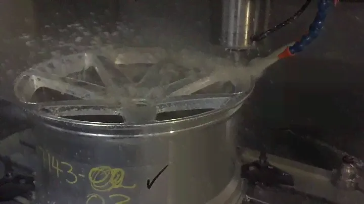 Slow Motion Video of my Vossen Forged CG-207 Wheels being Made