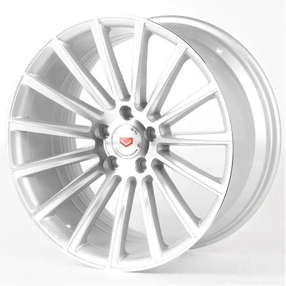 ЛИТЫЕ ДИСКИ 81499 VOSSEN BZ01-SM171 18 J9 ET38 5X112 66,6 СЕРЕБРО + ПОЛИРОВАННЫЕ СПИЦЫ-3