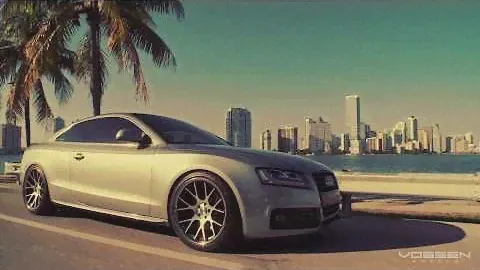 Audi A5 on 20" Vossen VVS-CV2 Concave Wheels / Rims