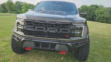 2024 Ford Raptor R on 22x10 Vossen wheels and 37" Kenda tires